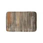 Tapis De Bain Art acrylique abstrait gris brun (Devant)