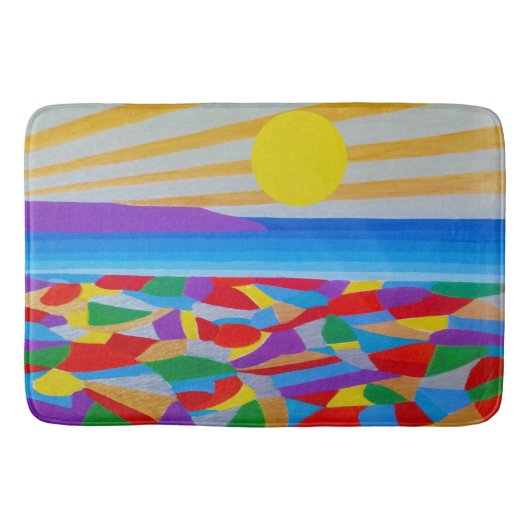 Tapis De Bain Art Acrylique Du Sable (Devant)