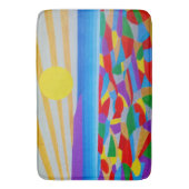 Tapis De Bain Art Acrylique Du Sable (devant Vertical)