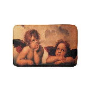 Tapis De Bain Art angélique d'ange de Raphael