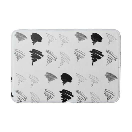 Tapis De Bain Art Brush Motif Bain Mat (Devant)