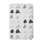 Tapis De Bain Art Brush Motif Bain Mat (Devant (Vertical))