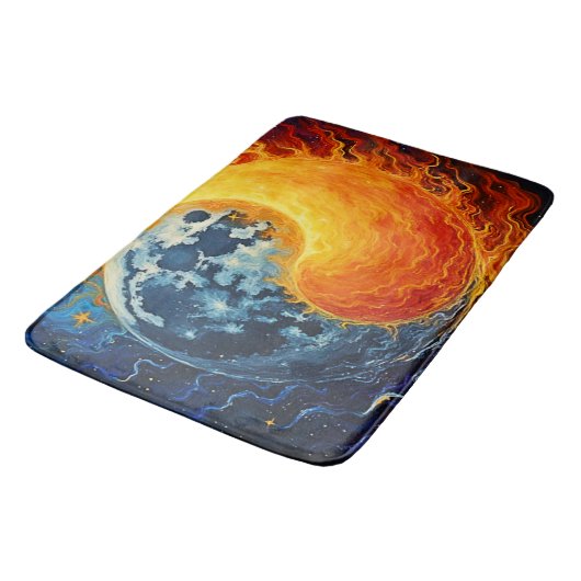 Tapis De Bain Art Celestial Yin Yang (Angle)