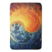 Tapis De Bain Art Celestial Yin Yang (devant Vertical)
