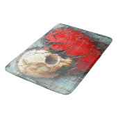 Tapis De Bain Art crâne (Angle)