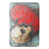 Tapis De Bain Art crâne (devant Vertical)