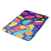 Tapis De Bain Art de formes vibrantes (Angle)