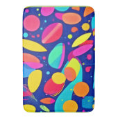 Tapis De Bain Art de formes vibrantes (devant Vertical)