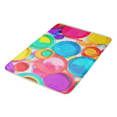 Tapis De Bain Art de la palette de peinture dynamique (Angle)
