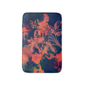 Tapis De Bain Art de rose rouge abstraite (Devant (Vertical))