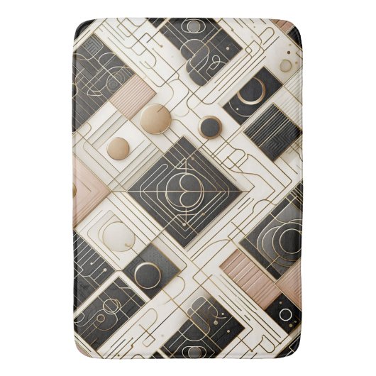 Tapis De Bain Art déco (devant Vertical)