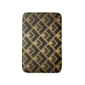 Tapis De Bain Art Déco Black Gold : Géométrique (Devant (Vertical))