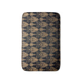 Tapis De Bain Art Déco Black Gold : Retro. (Devant (Vertical))