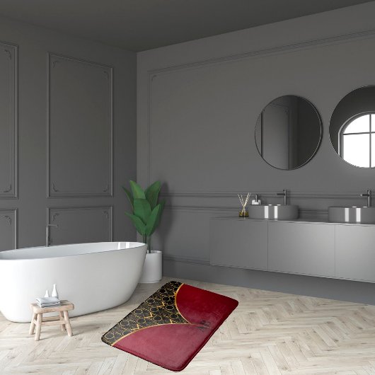 Tapis De Bain Art déco géométrique