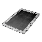 Tapis De Bain Art Déco Noir et Blanc Motif de bain Mat (Angle)