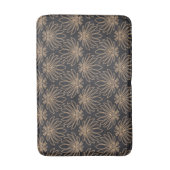 Tapis De Bain Art Deco pattern with gold floral motifs (Devant (Vertical))