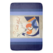 Tapis De Bain Art Deco Singing Gondolier O Sole Mio (devant Vertical)