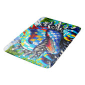 Tapis De Bain Art Dinosaur (Angle)