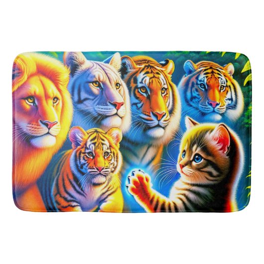 Tapis De Bain Art du chat (Devant)