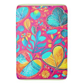 Tapis De Bain Art du coeur floral vibrant (devant Vertical)