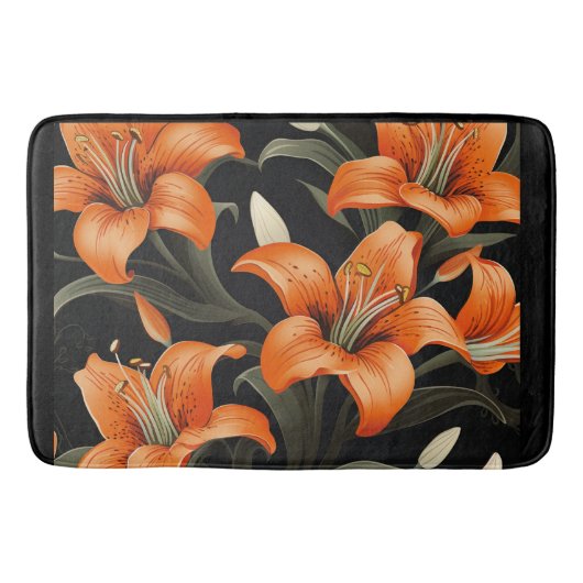 TAPIS DE BAIN ART FLORAL #1 (Devant)