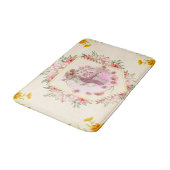 Tapis De Bain Art Floral, Dame Du Printemps (Angle)