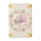 Tapis De Bain Art Floral, Dame Du Printemps (Devant (Vertical))