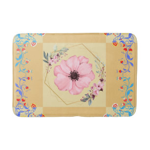 Tapis De Bain Art Floral, renaissance printanière