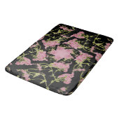Tapis De Bain Art fractal d'Achille rose et noir (Angle)