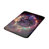 Tapis De Bain Art graphique, Loup cosmique (Angle)