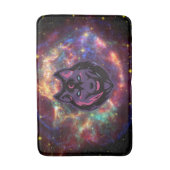 Tapis De Bain Art graphique, Loup cosmique (Devant (Vertical))