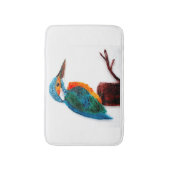 Tapis De Bain Art Kingfisher coloré (Devant (Vertical))
