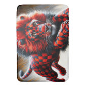 Tapis De Bain Art Lion (devant Vertical)