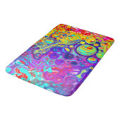 Tapis De Bain Art moderne Abstrait numérique fluide (Angle)