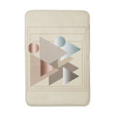 Tapis De Bain Art moderne géométrique et futuriste Abstrait (Devant (Vertical))