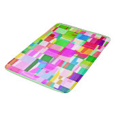 Tapis De Bain Art Motif coloré (Angle)