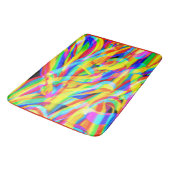 Tapis De Bain Art Motif Néon Lumineux Et Coloré (Angle)