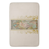 Tapis De Bain Art Nouveau Alphonse Mucha - Réveil matinal (devant Vertical)