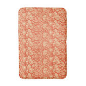 Tapis De Bain Art Nouveau Carnation Damask, Mandarin Orange (Devant (Vertical))