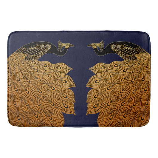 Tapis De Bain Art Nouveau Peacock Will Bradley (Devant)