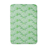 Tapis De Bain Art Nouveau Tulip Damask, Emerald Green (Devant (Vertical))