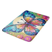 Tapis De Bain Art papillon floral (Angle)