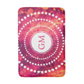 Tapis De Bain Art personnalisé de point d'éclaboussure de (Devant (Vertical))