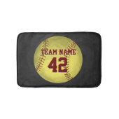 Tapis De Bain Art personnel du softball (Devant)