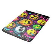 Tapis De Bain Art pop Emoji vibrant (Angle)