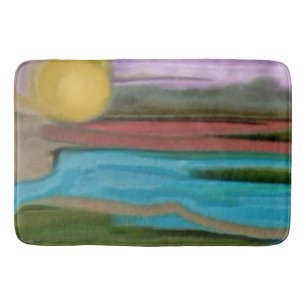 Tapis De Bain Art Sierra Sunrise Abstact