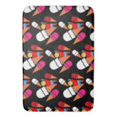 Tapis De Bain Art vintage rétro de glace (devant Vertical)
