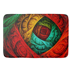 Tapis De Bain Artiste coloré moderne Art Abstrait Motif #09