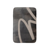 Tapis De Bain Artistique moderne Brown Abstrait (Devant (Vertical))