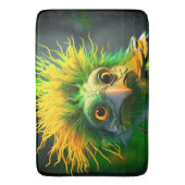 Tapis De Bain Artsy Green Bird (devant Vertical)